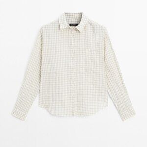 Massimo Dutti Cotton Blend Check Shirt